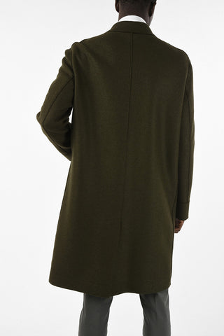 Virgin Wool 3 Button Coat