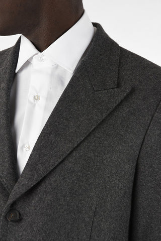 Wool 3 Button Coat