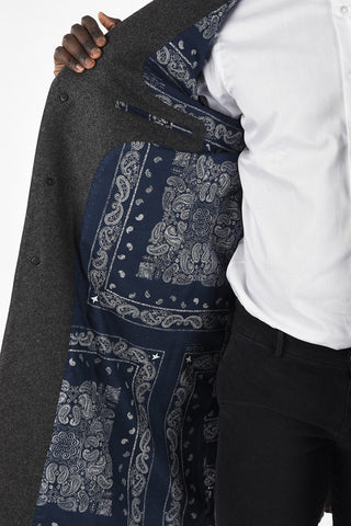 Wool 3 Button Coat