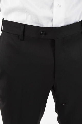 Two Button Suit With Flap Pocket