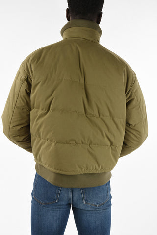 Reversible Down Jacket with Bottom Drawstring