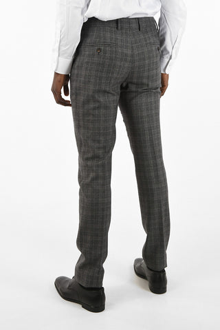 Virgin Wool Two Button Suit With Regular Lapels