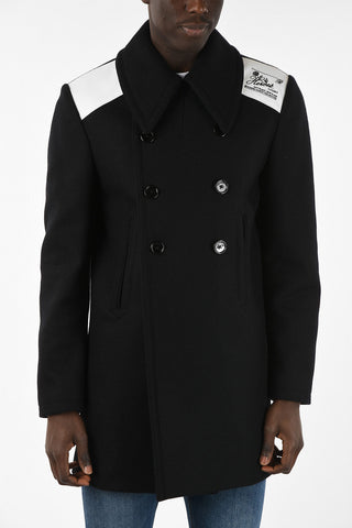 Wool Double-Breasted Coat