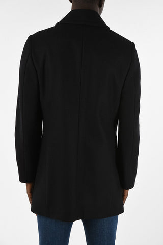 Wool Double-Breasted Coat