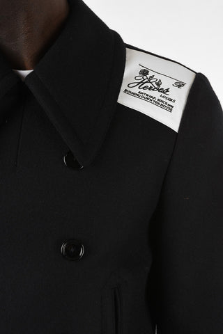 Wool Double-Breasted Coat
