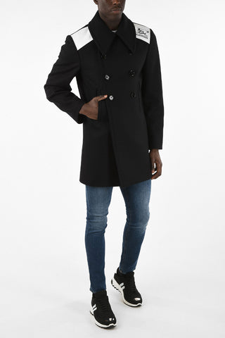 Wool Double-Breasted Coat