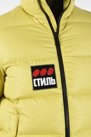 Down Puffer With Zip Closure