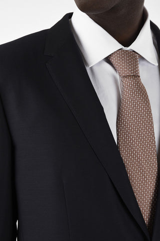 Virgin Wool Two Button Suit