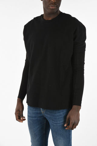 Oversized crew-neck sweatshirt