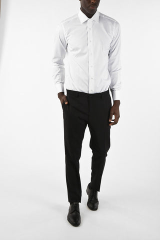Single Pleat Pants with Belt Loops