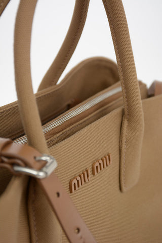 Canvas Tote Bag With Removable Shoulder Strap