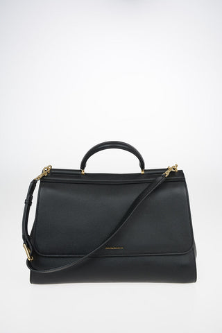 Textured Leather SICILY Doctor's Bag With Removable Shoulder Strap