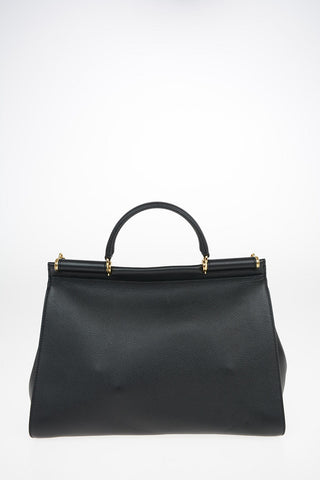 Textured Leather SICILY Doctor's Bag With Removable Shoulder Strap
