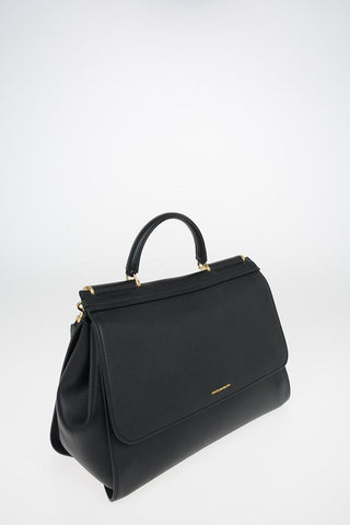 Textured Leather SICILY Doctor's Bag With Removable Shoulder Strap