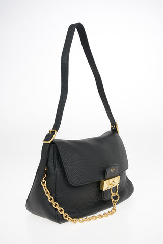 Leather Hobo Bag KEELEY with Chain Detail