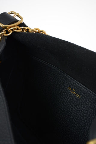 Leather Hobo Bag KEELEY with Chain Detail