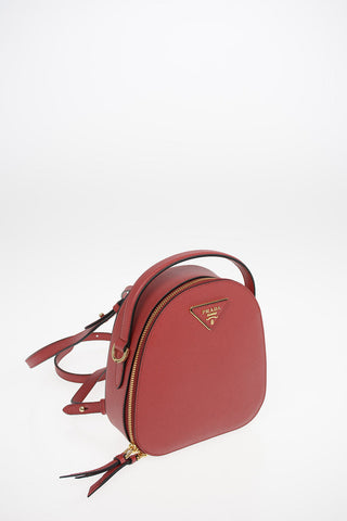 Leather Mini Backpack with Removable Shoulder Straps