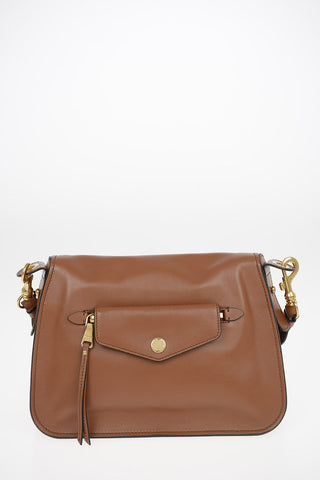 Leather Satchel Bag with Removable Shoulder Strap