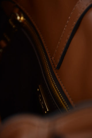Leather Satchel Bag with Removable Shoulder Strap