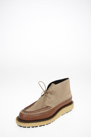 Scarpe Stringate in Suede