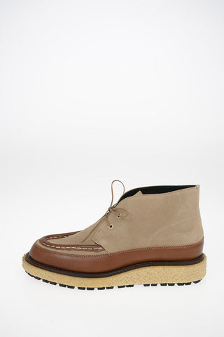 Scarpe Stringate in Suede
