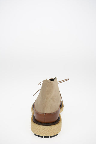 Scarpe Stringate in Suede