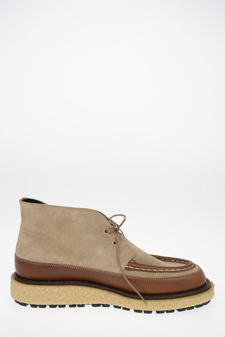 Scarpe Stringate in Suede