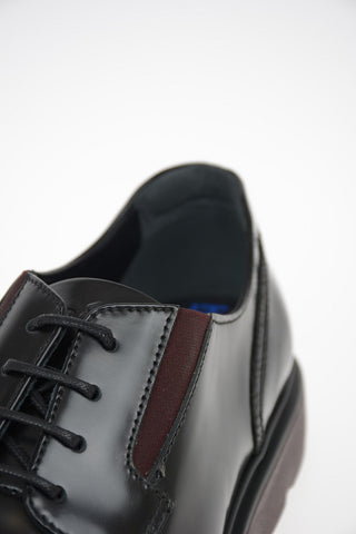 Brushed Leather H393 Derby Shoes