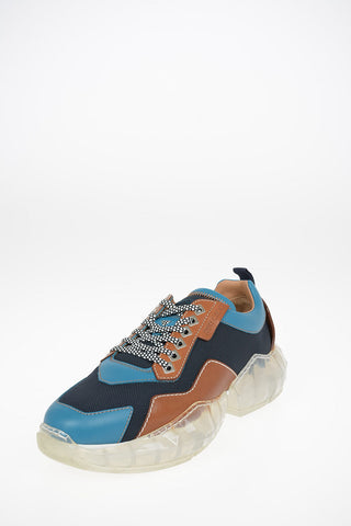 Sneakers DIAMOND in Pelle e Tessuto