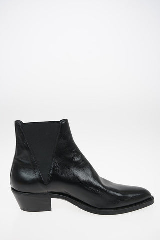 Brushed Leather DAKOTA Chelsea Boots