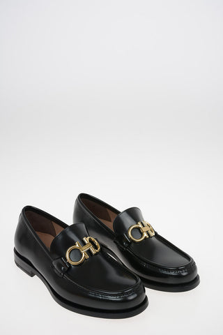 Brushed Leather ROLO Bit loafers