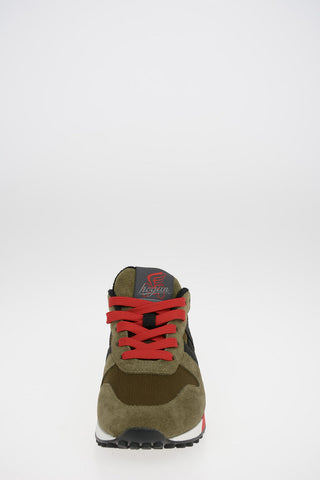 Sneakers H86RUN in Pelle e Tessuto