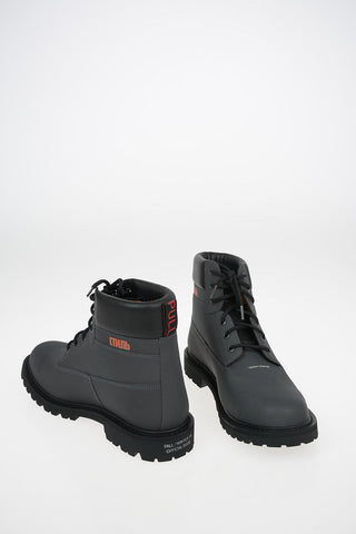 Reflective Leather Hiking Boots