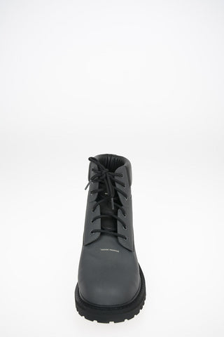 Reflective Leather Hiking Boots