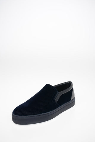 Velvet Slip Ons