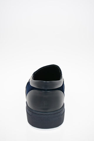 Velvet Slip Ons