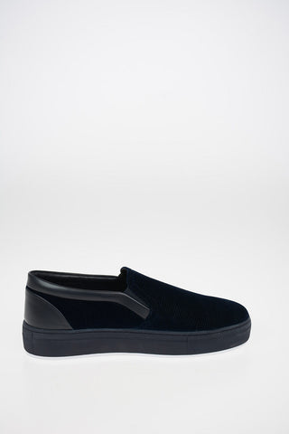 Velvet Slip Ons