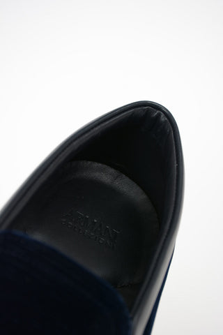 Velvet Slip Ons