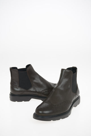 Leather H393 Chelsea Boots