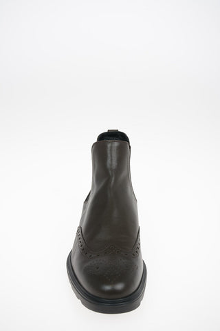 Leather H393 Chelsea Boots