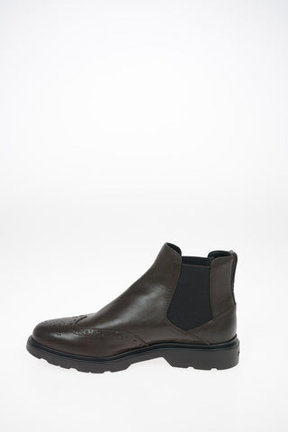 Leather H393 Chelsea Boots
