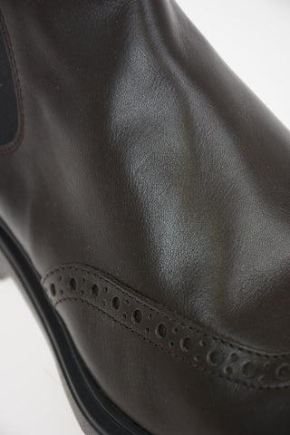 Leather H393 Chelsea Boots