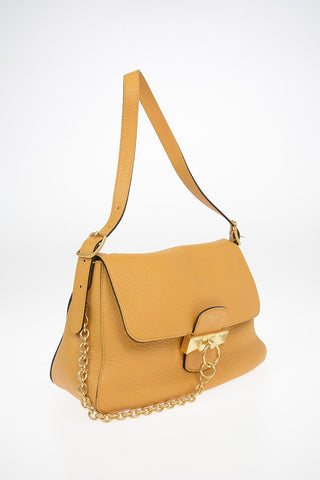 Textured Leather KEELEY Shoulder Bag