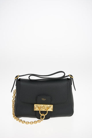 Textured Leather MINI KEELEY Shoulder Bag with Suede Detail