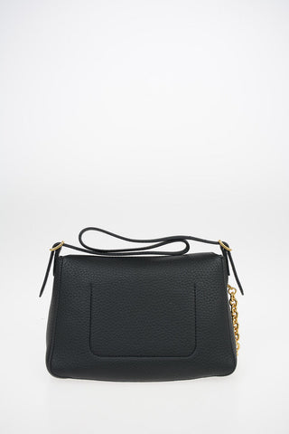 Textured Leather MINI KEELEY Shoulder Bag with Suede Detail
