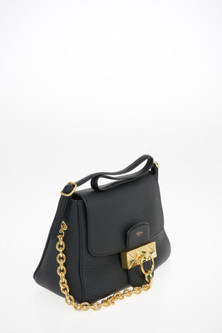 Textured Leather MINI KEELEY Shoulder Bag with Suede Detail
