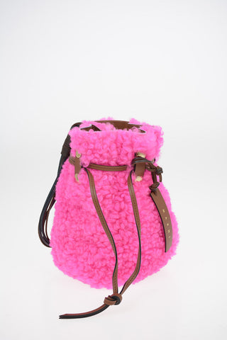 Shearling Hand Bucket Bag