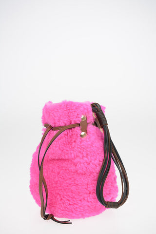Shearling Hand Bucket Bag
