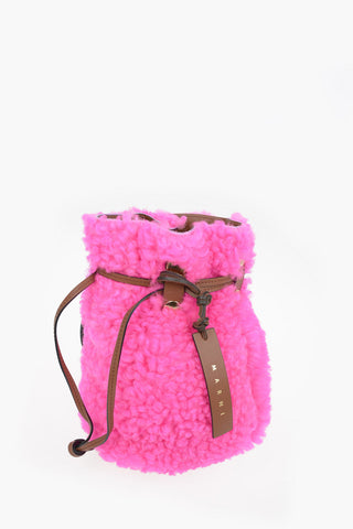 Shearling Hand Bucket Bag
