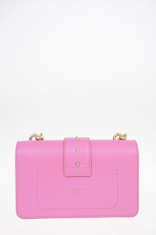 Leather Mini LOVE SIMPLY 4 Shoulder Bag with Jewel Closure